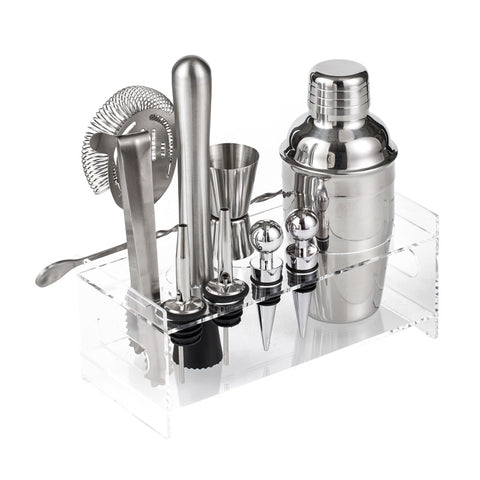 Stainless Steel Cocktail Maker Set With Stand