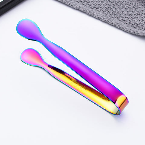Rainbow Iridescent Bar Tongs 11cm