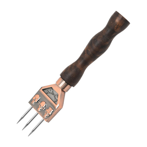Vintage Copper Skull Design Ice Pick