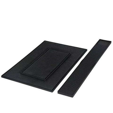 Professional Black Rubber Bar Mat - 36 Sizes
