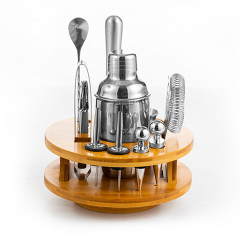Bar Tool Set With Premium Display Stand