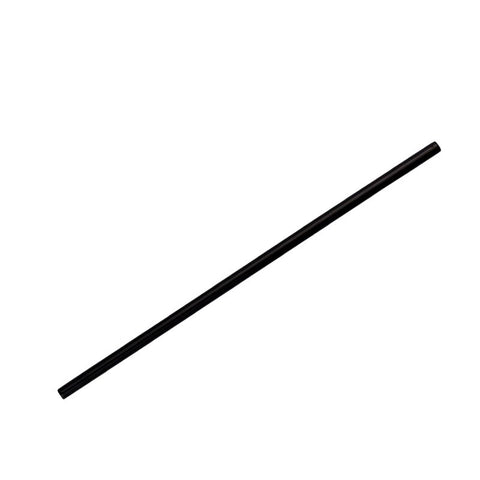 Premium Straight Black Cocktail Straws