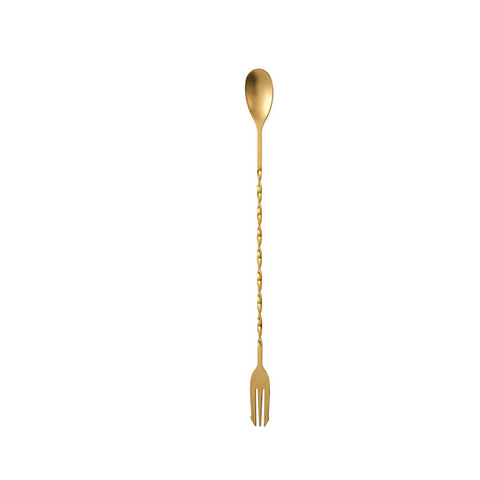 Gold Twisted Bar Spoon