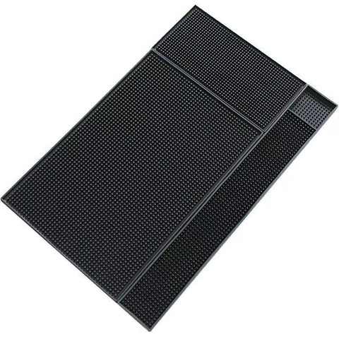 Professional Black Rubber Bar Mat - 36 Sizes